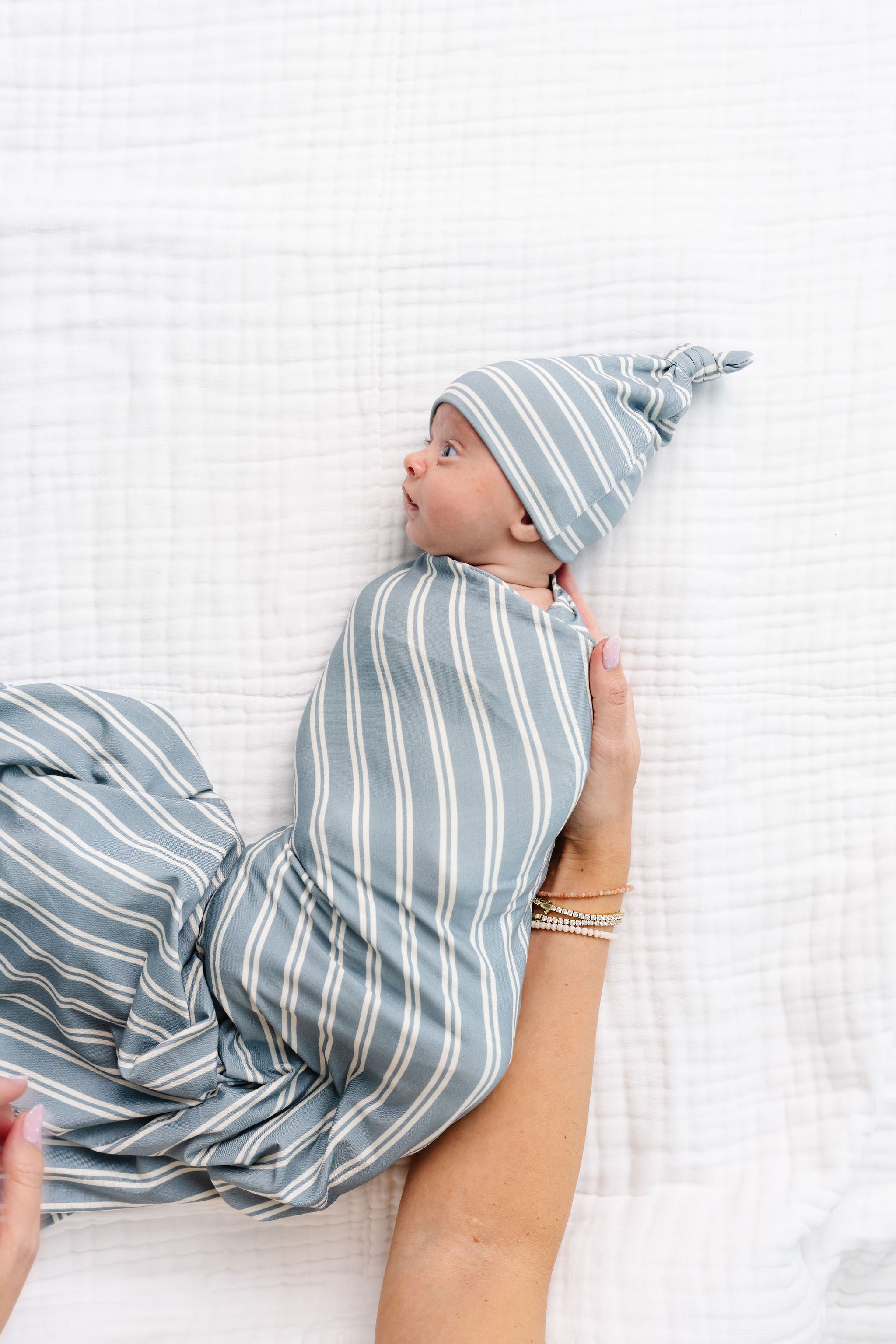 Wells Newborn Hat Bundle (Gown)