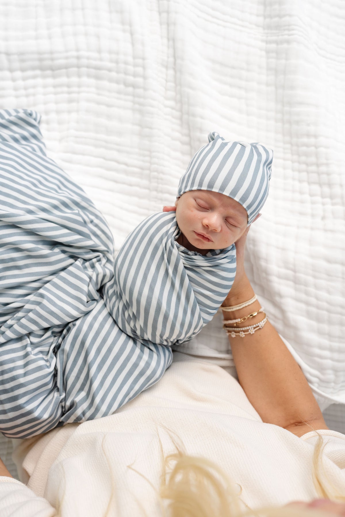 Tatum Newborn Hat Bundle + Knotted Gown
