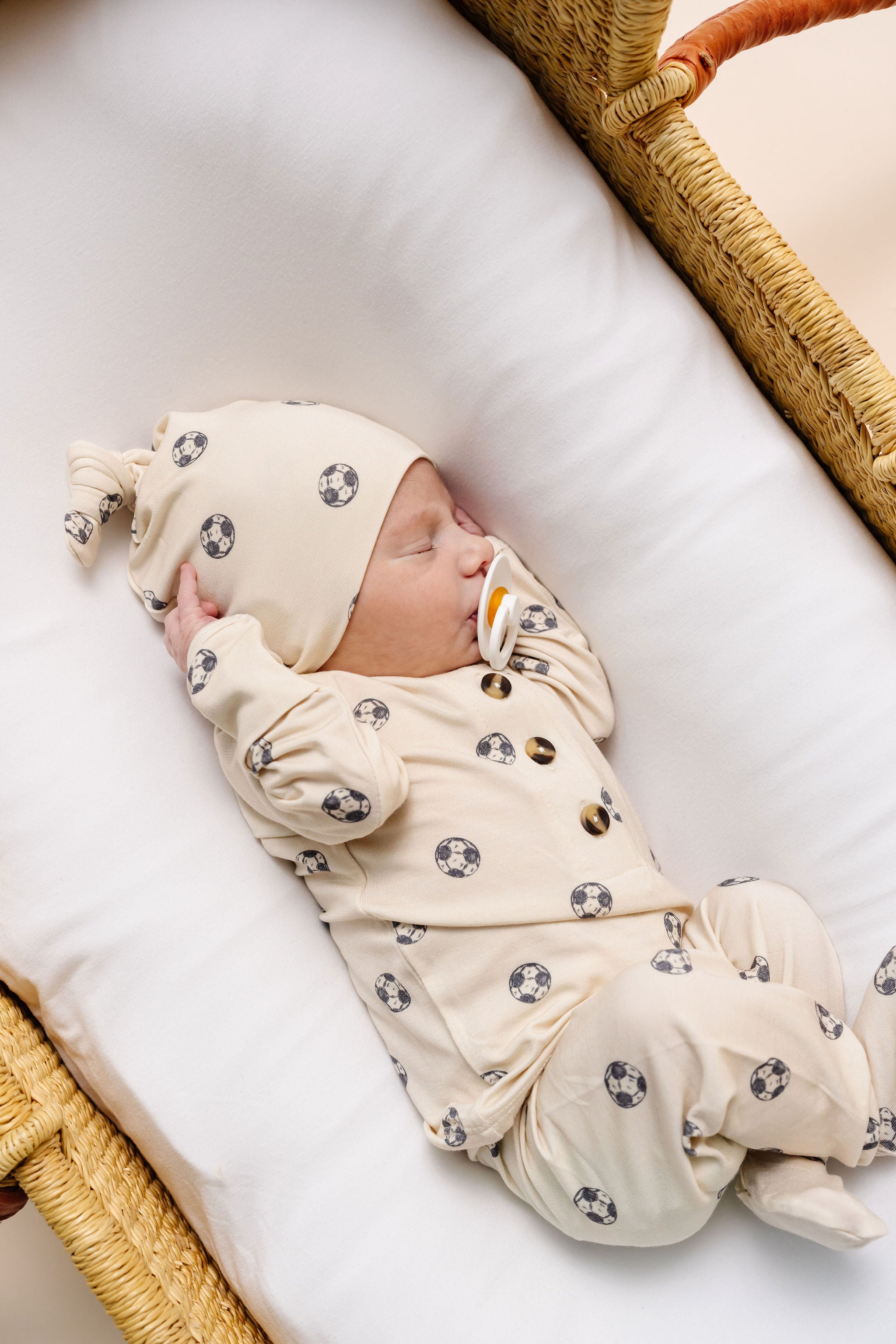 Beckham Newborn Hat Bundle (Top + Bottom)