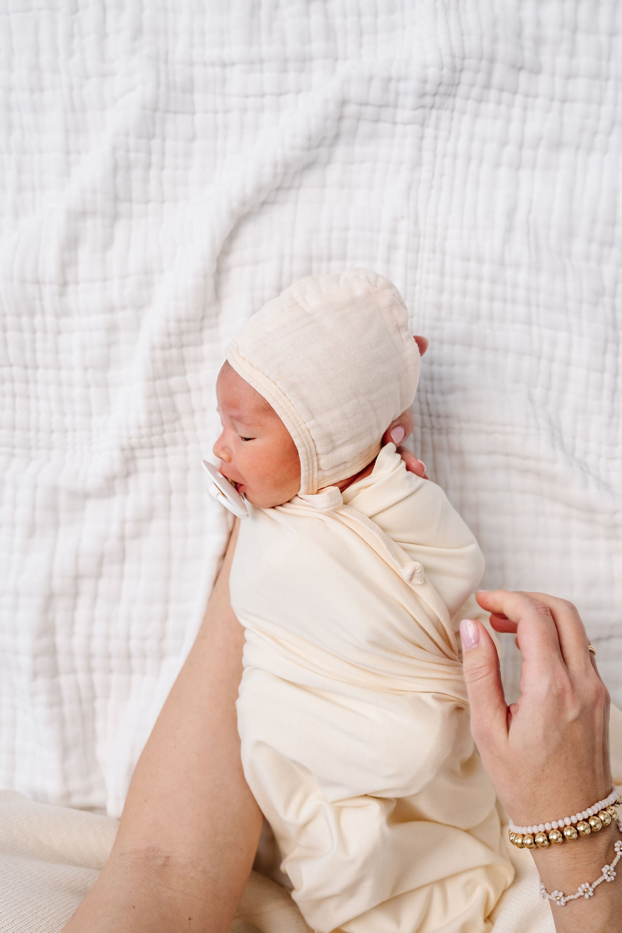 Cloud Muslin™ Bonnet - Cream