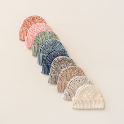 Knit Beanie - Cadet Speckle