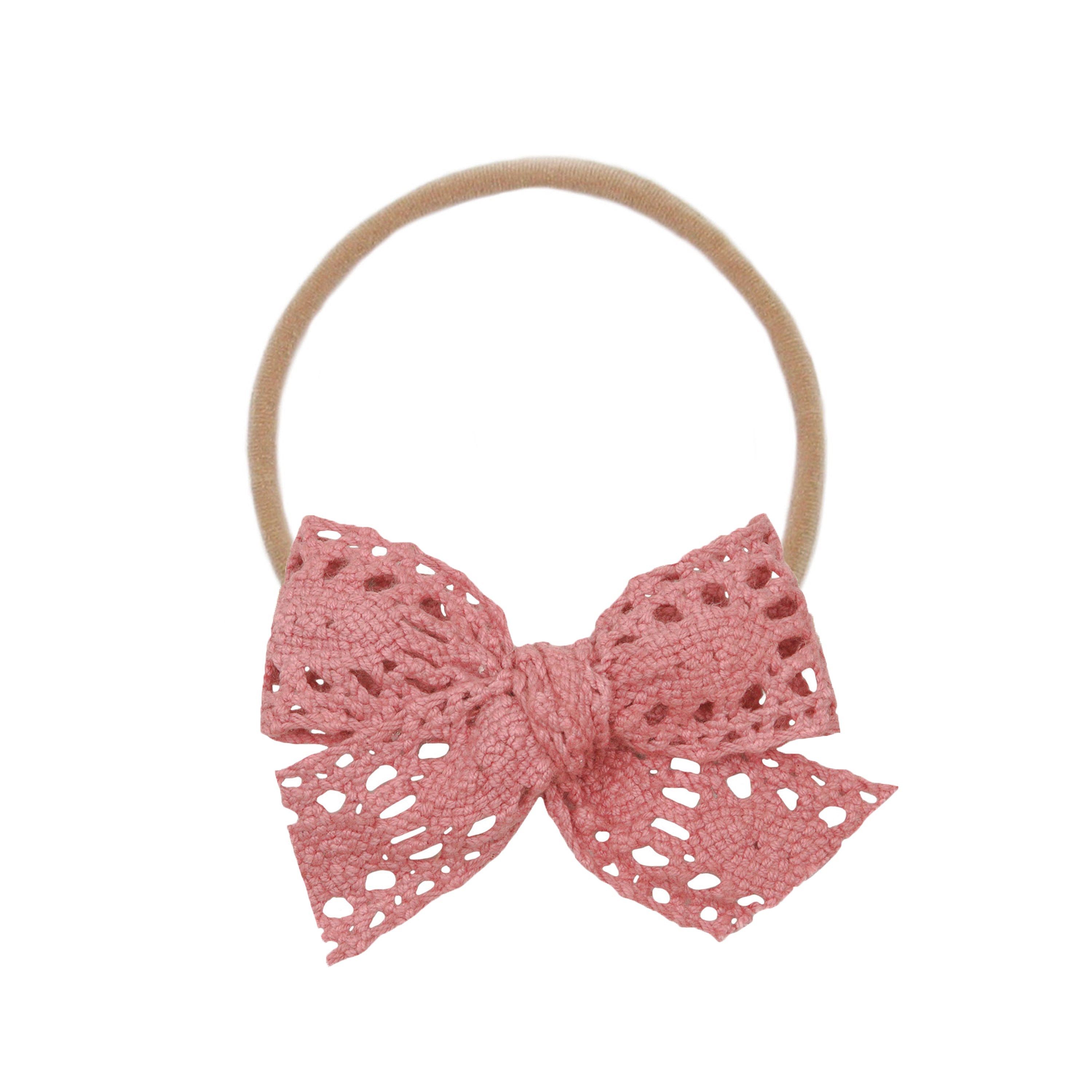 Lace Bow - Headband