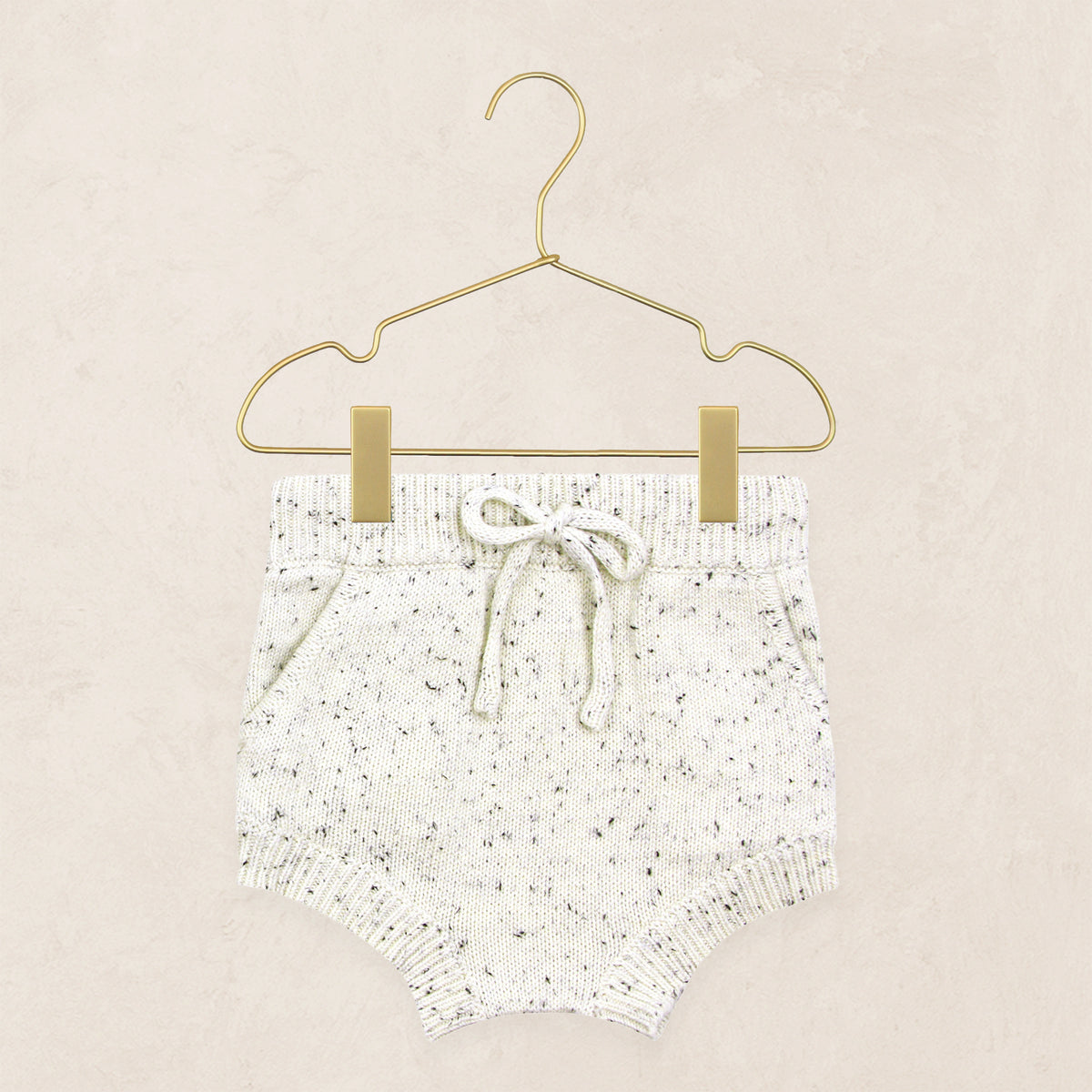 Knit Bummie - Cream Speckle