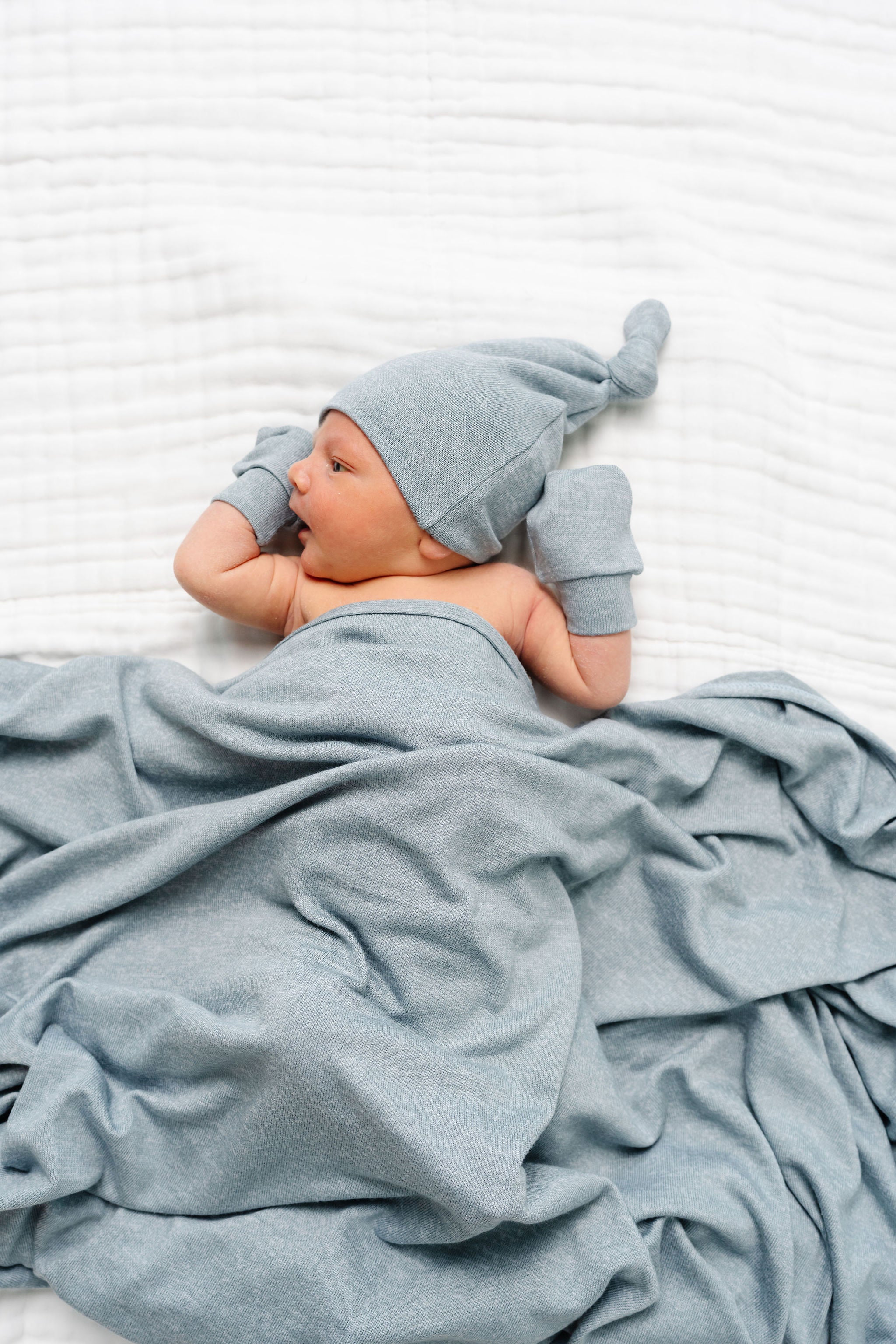 Miller Plush Knit Newborn Hat Bundle