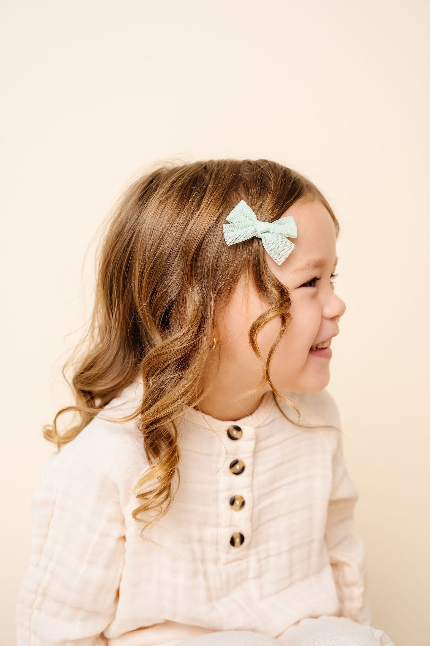 Tulle Bow - Pistachio