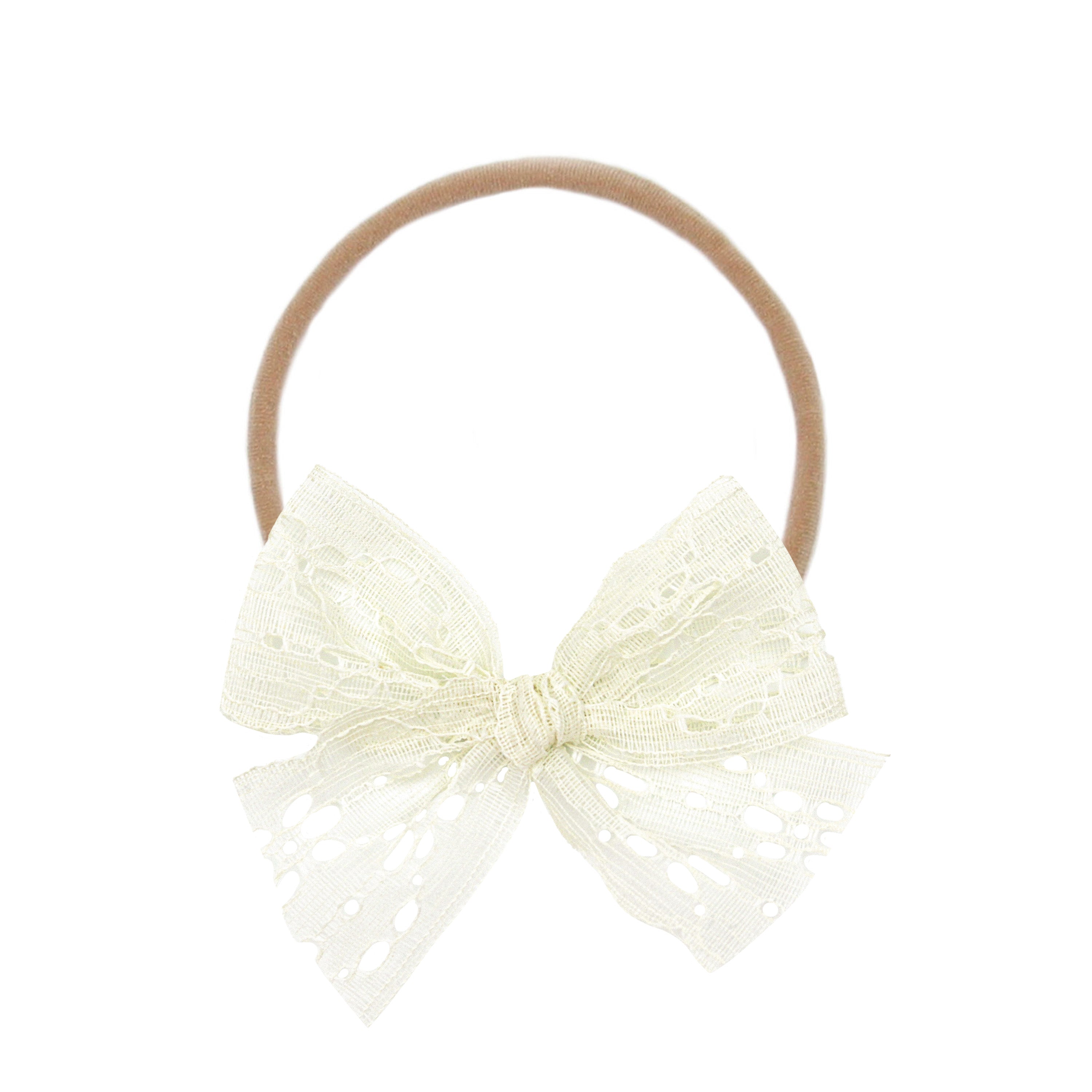 Lace Bow - Headband