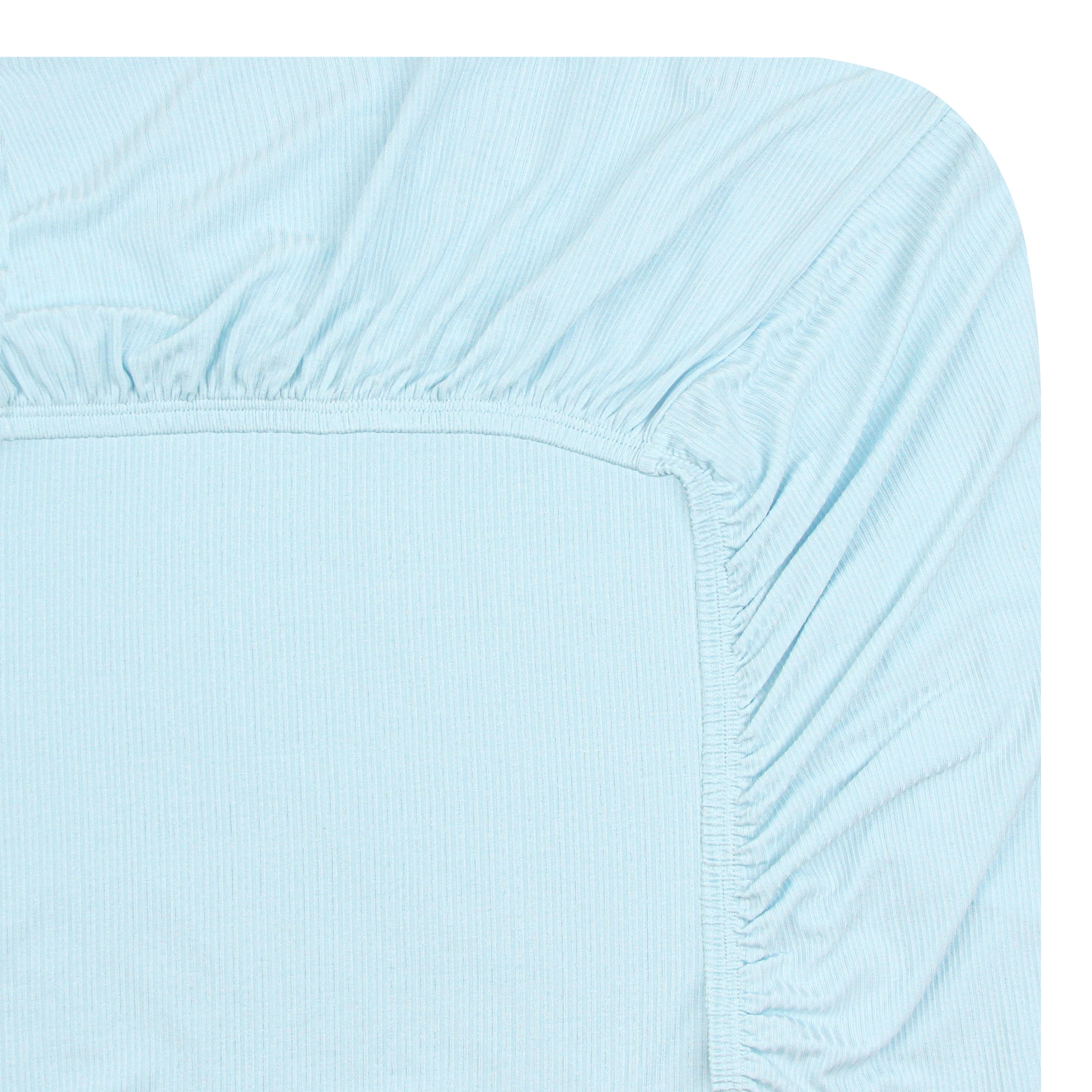 Oliver Ribbed Crib Sheet + Changing Pad Cover Pack