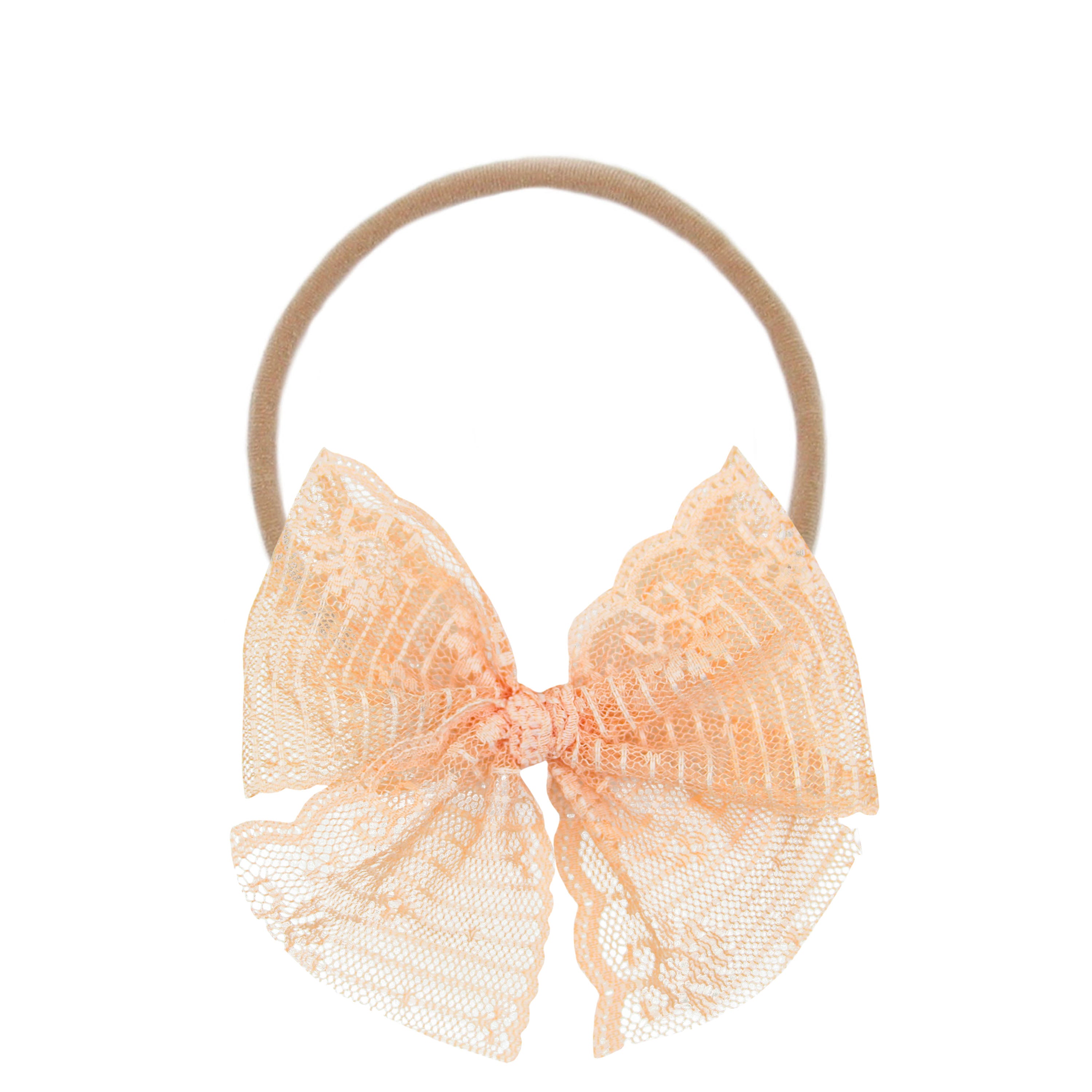 Lace Bow - Headband