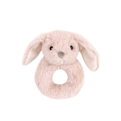 Bunny Fur Rattle-PINK
