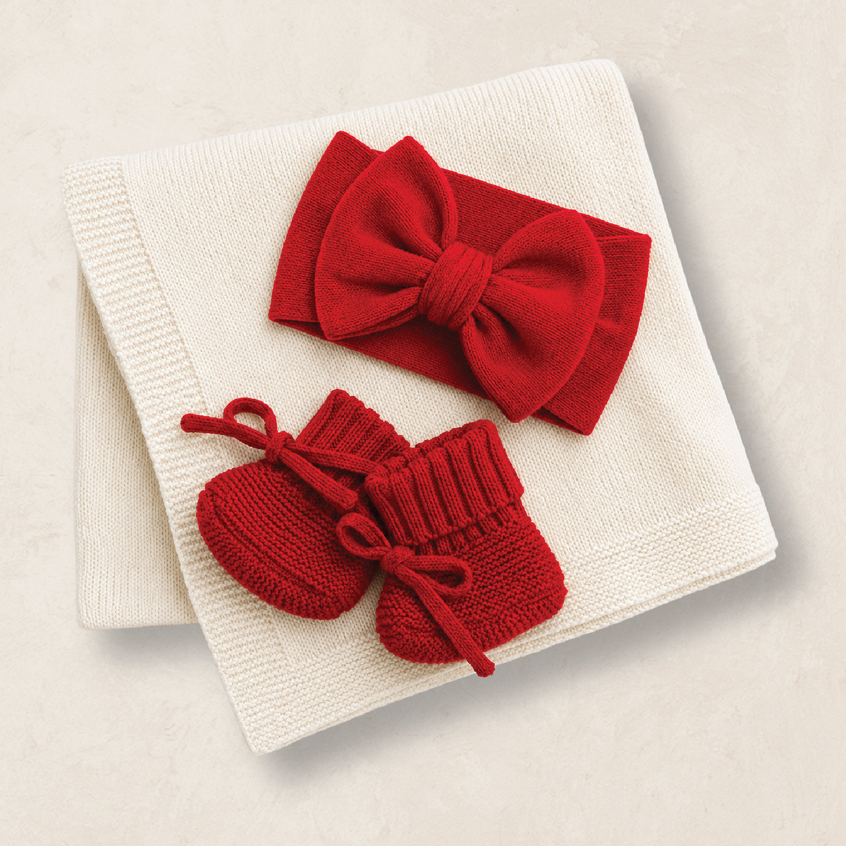Knit Headband Bundle - Red