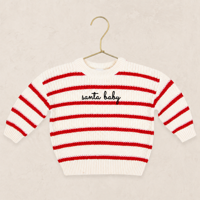 Knit Chunky Sweater - "Santa Baby"