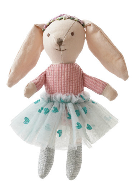 Plush Cotton Animal in Dress