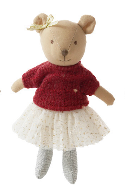 Plush Cotton Animal in Dress