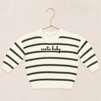 Knit Chunky Sweater - "Santa Baby"