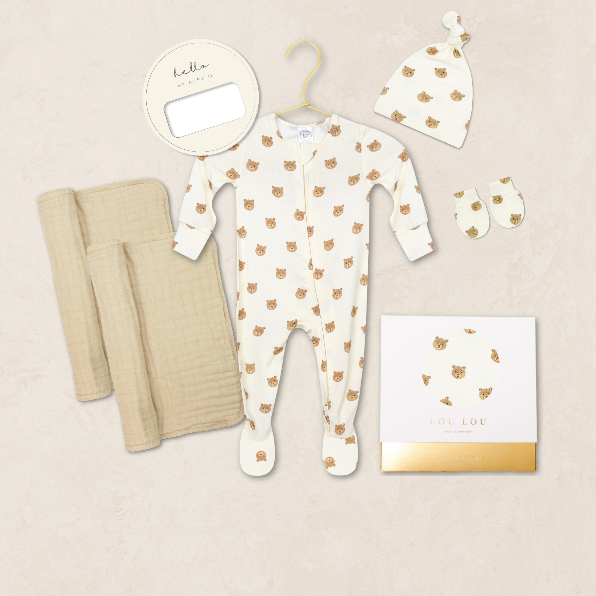 Newborn Gift Bundle: Teddy