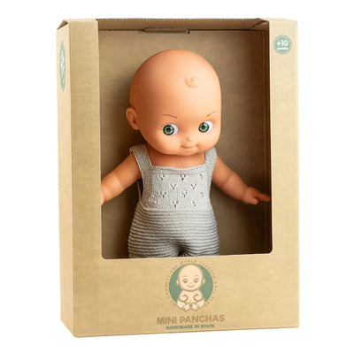 Mini Pancha Doll - Grey Romper - Paola Reina