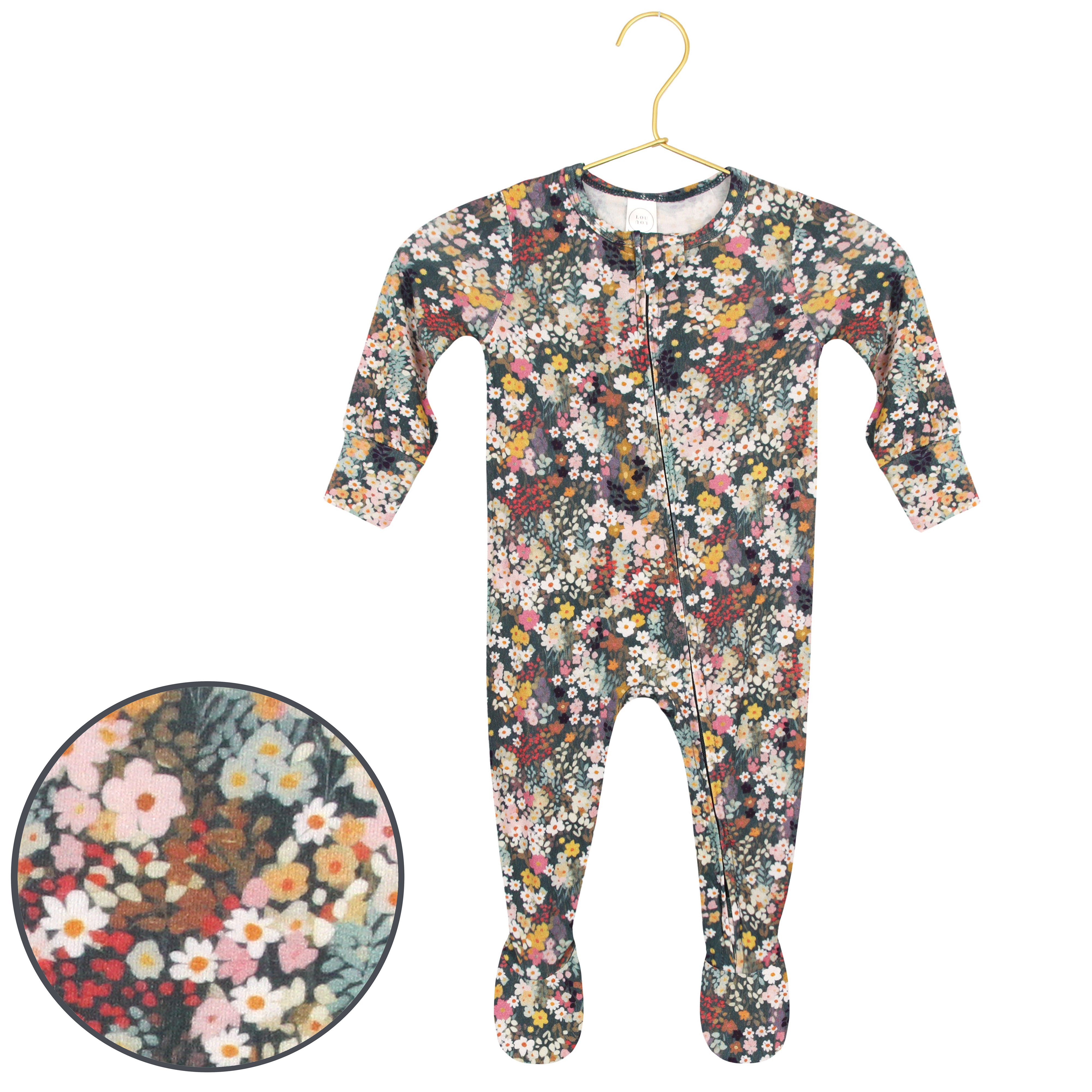 Aria Zipper Footies