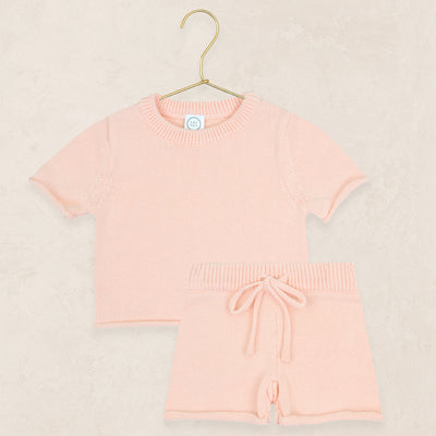 Knit Shirt + Short Set - Ballet