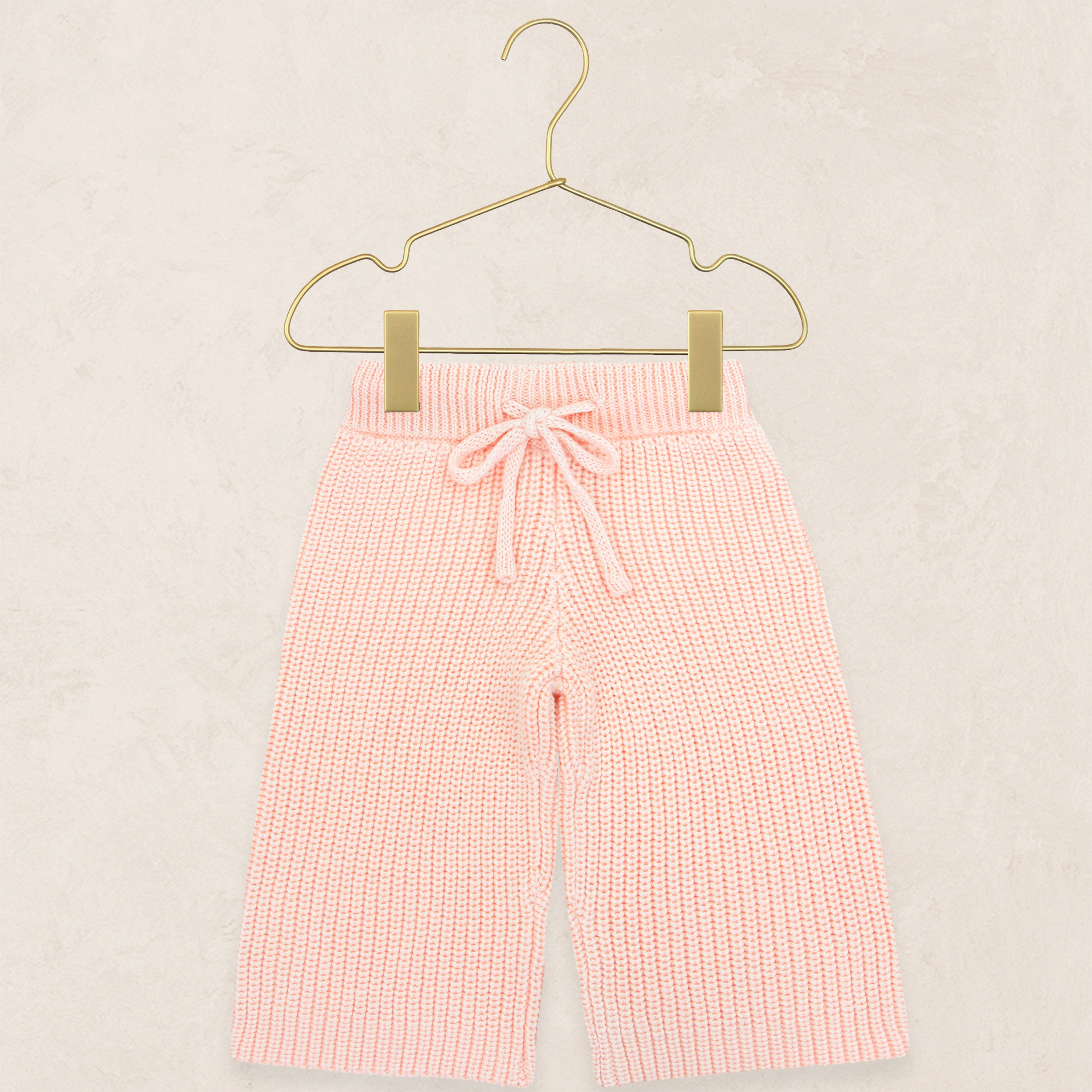 Knit Chunky Wide Leg Pant - Ballet