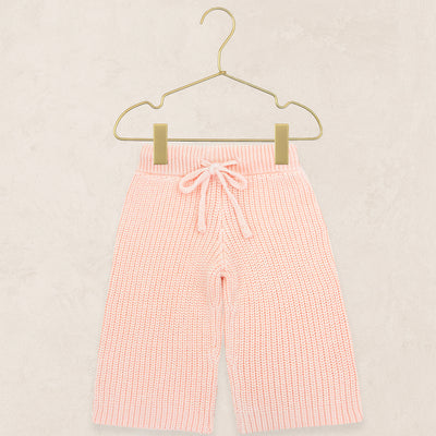 Knit Chunky Wide Leg Pant - Ballet