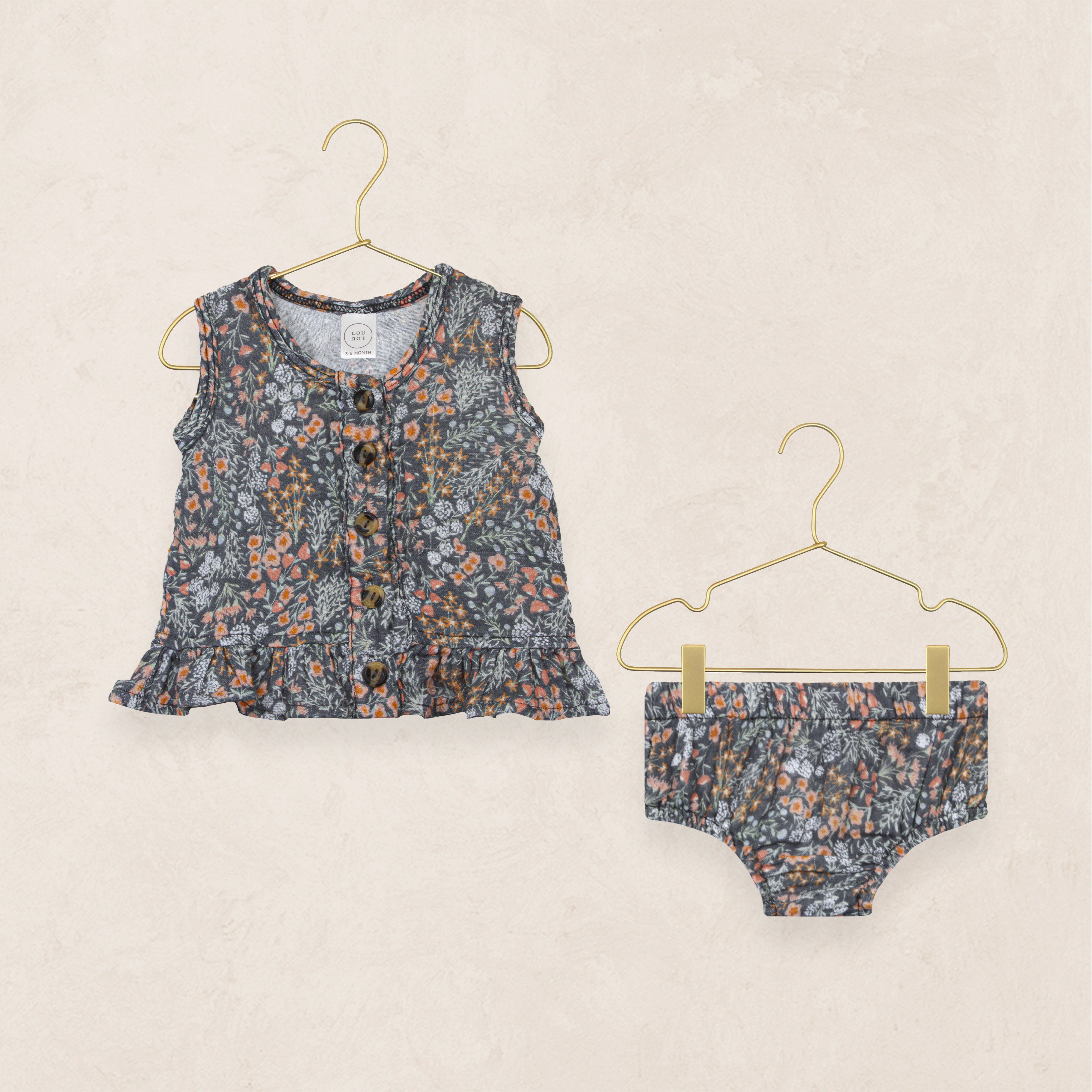 Ruffle Tank + Bloomer Set - Bea