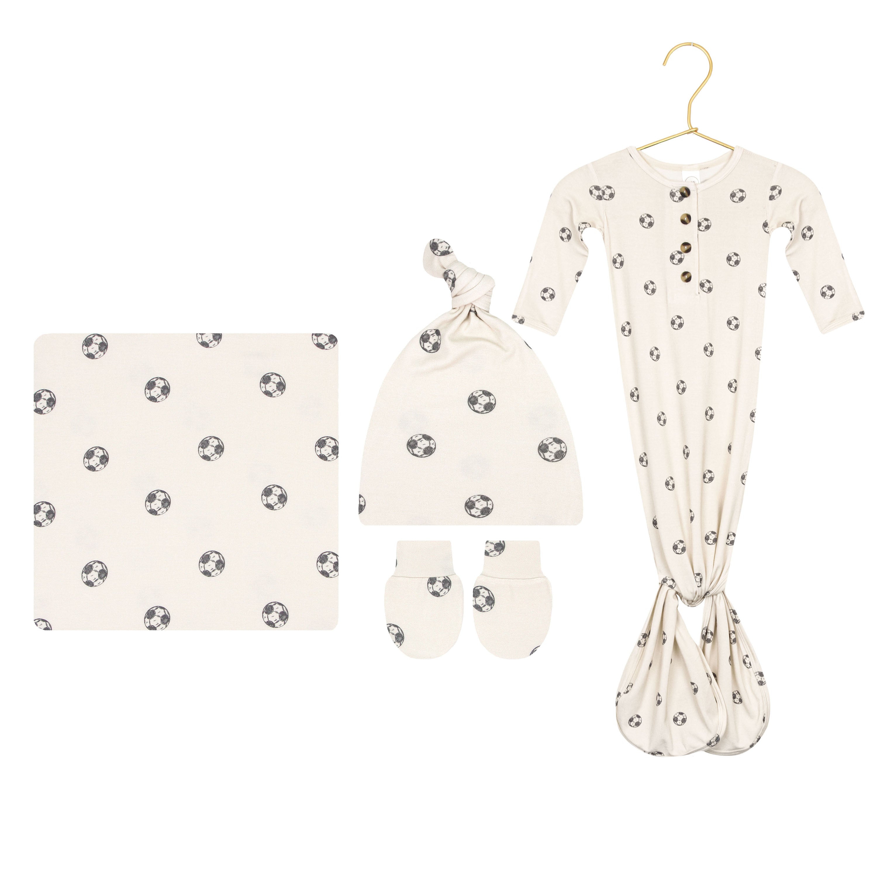Beckham Newborn Hat Bundle (Gown)