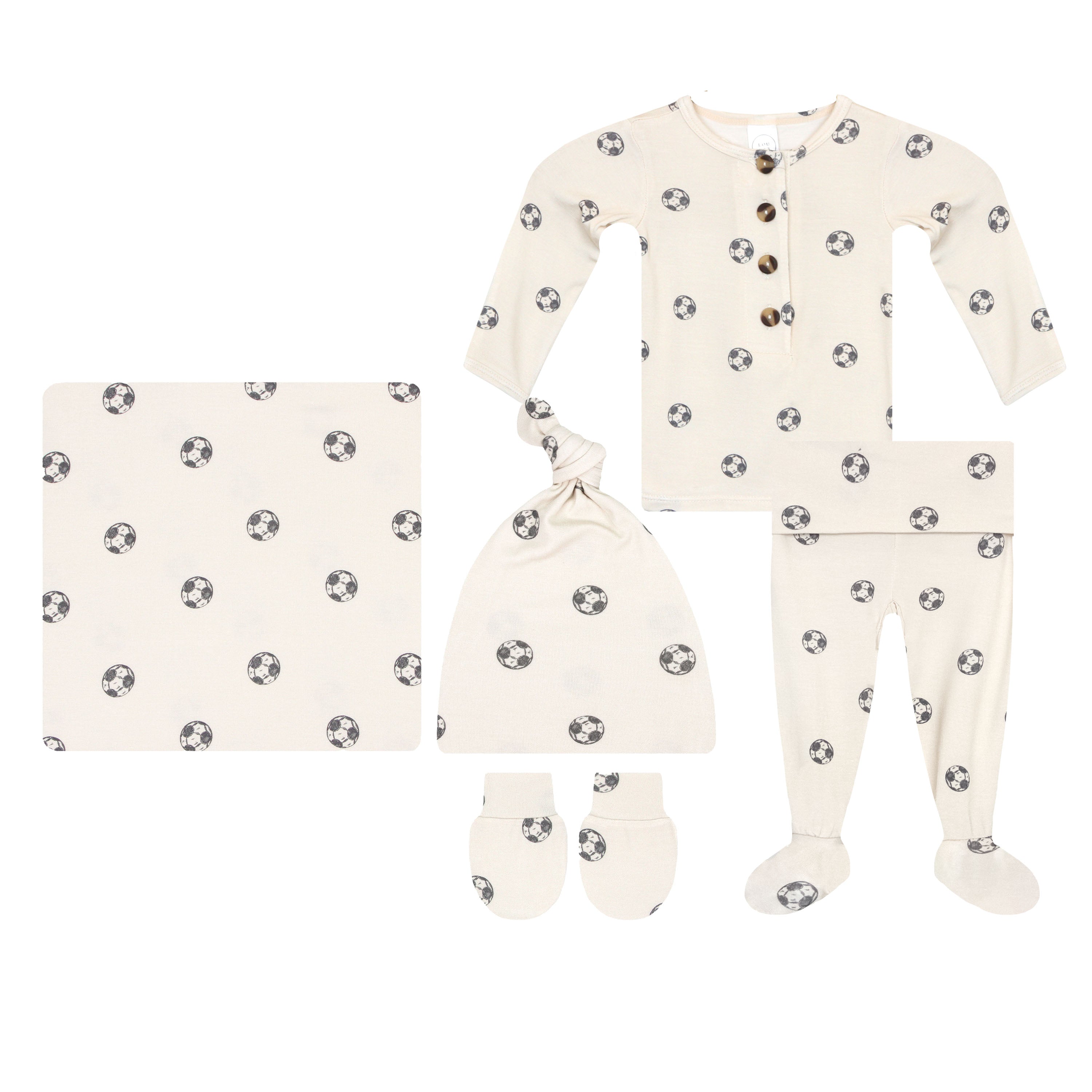 Beckham Newborn Hat Bundle (Top + Bottom)