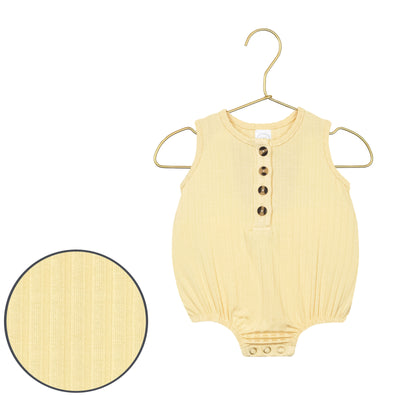 Birdie Ribbed Bubble Romper