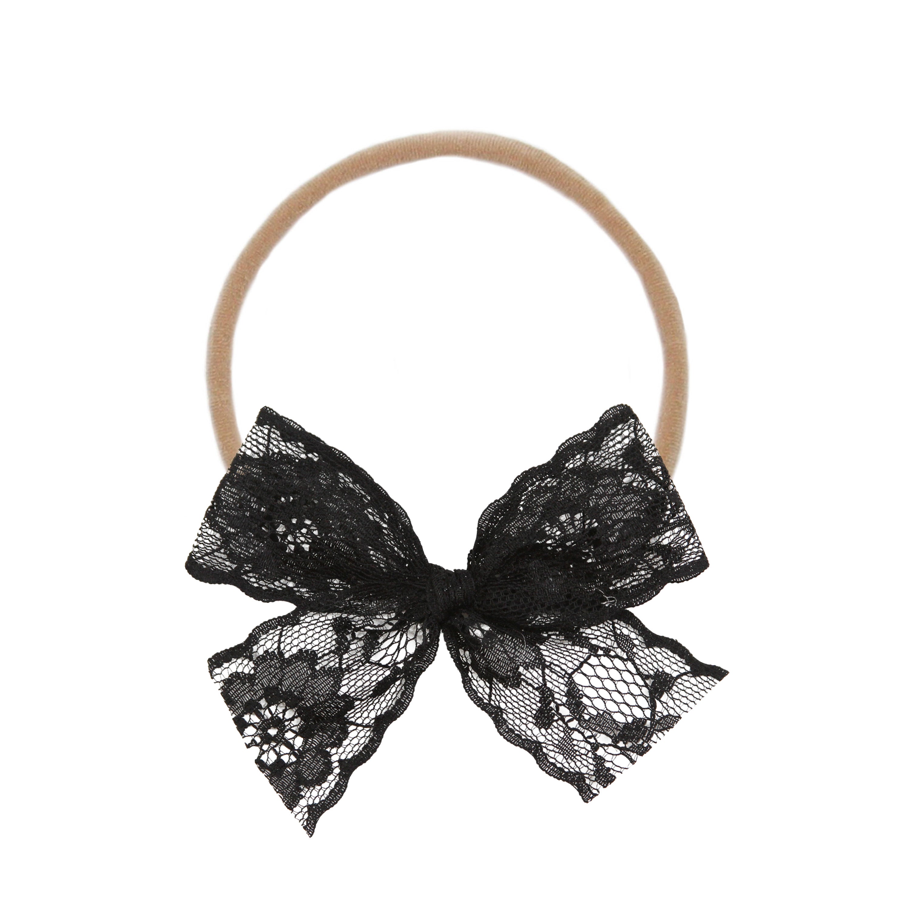 Lace Bow - Headband