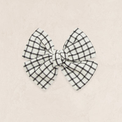 Adventure Bow - Charcoal Grid Clip