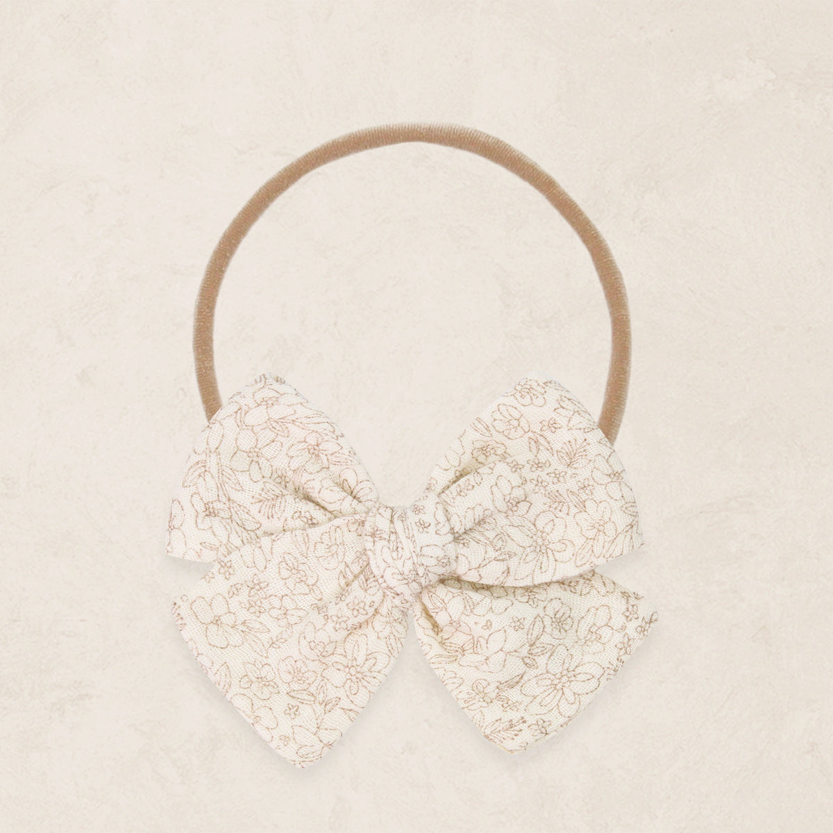 Adventure Bow - Tan Bloom