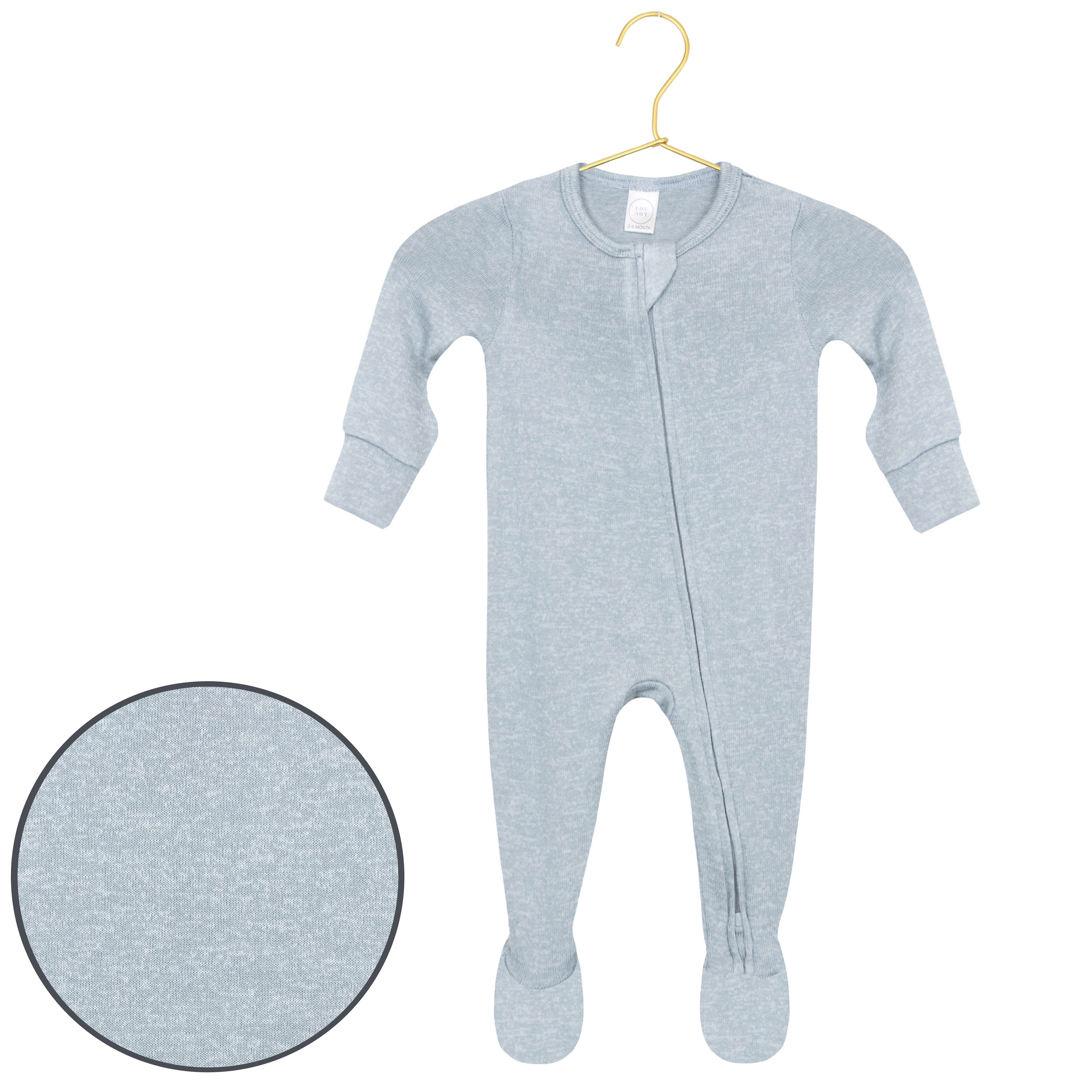 Miller Plush Knit Zipper Footies