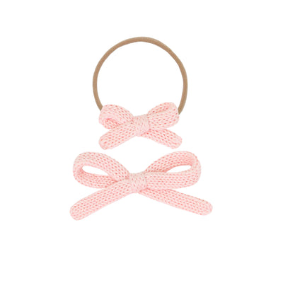 Sweater Bow - Blush Knit
