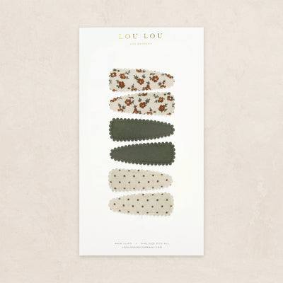 Scallop Snap Pack - Brown Floral