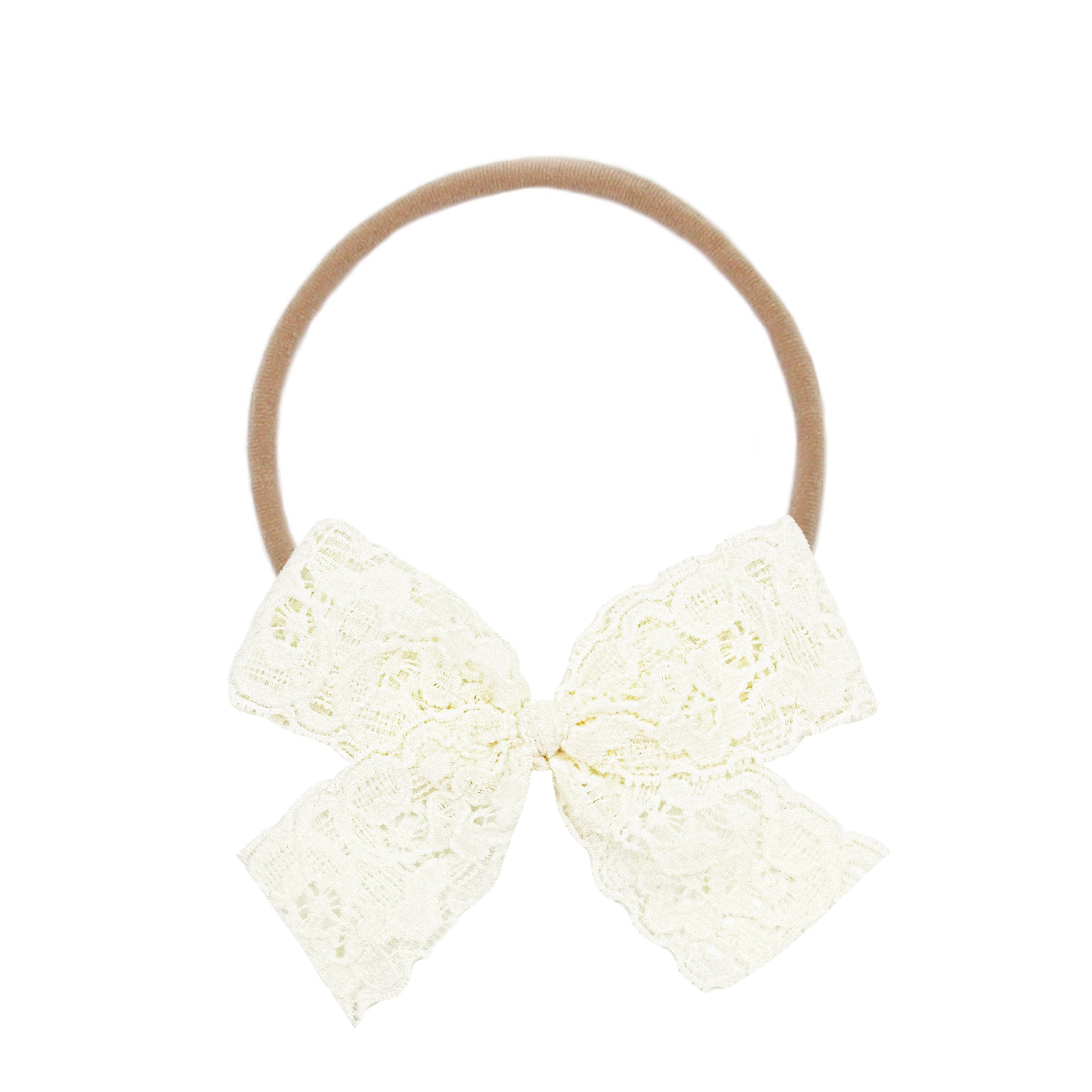 Lace Bow - Headband