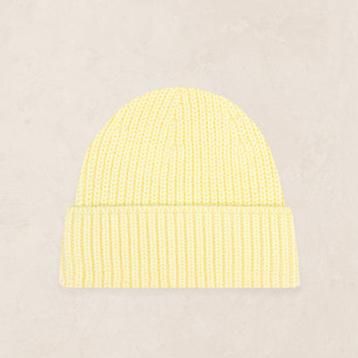 Knit Beanie - Butter Yellow