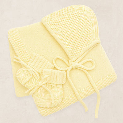 Knit Bonnet Bundle - Butter Yellow