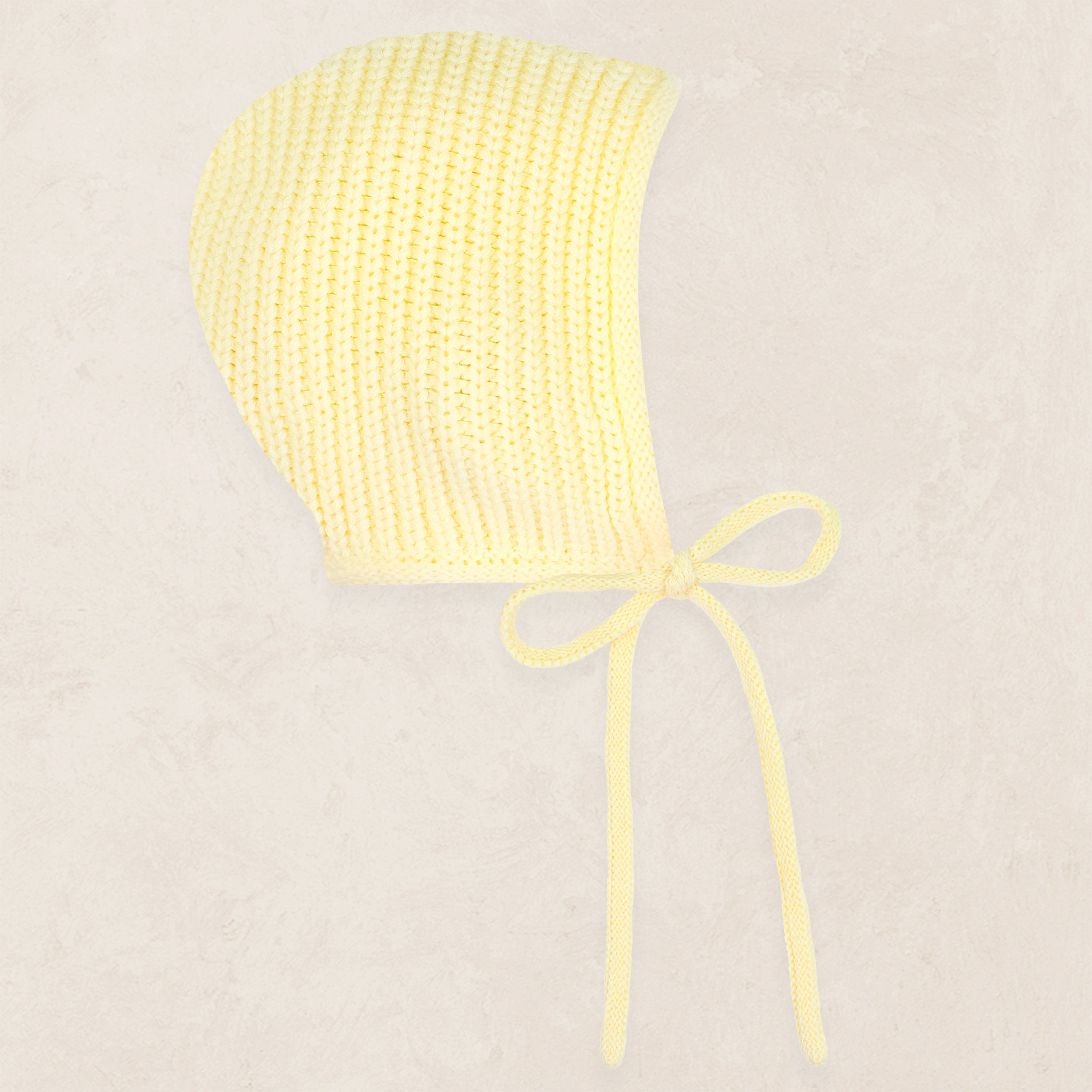 Knit Bonnet - Butter Yellow