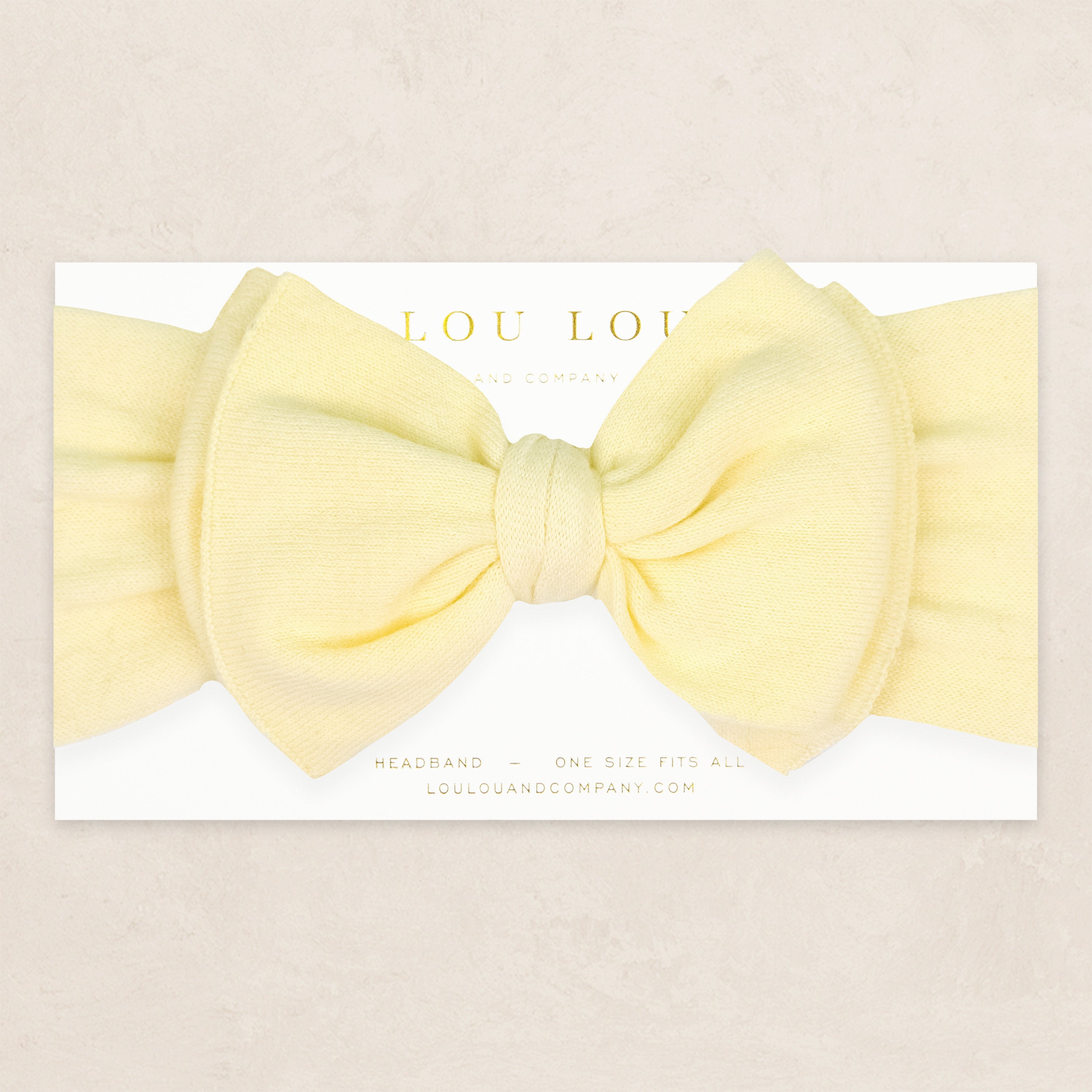 Knit Headband - Butter Yellow