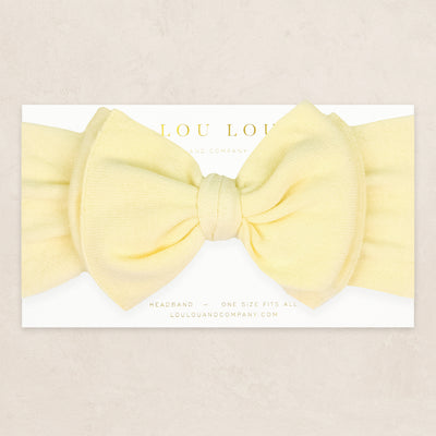 Knit Headband - Butter Yellow