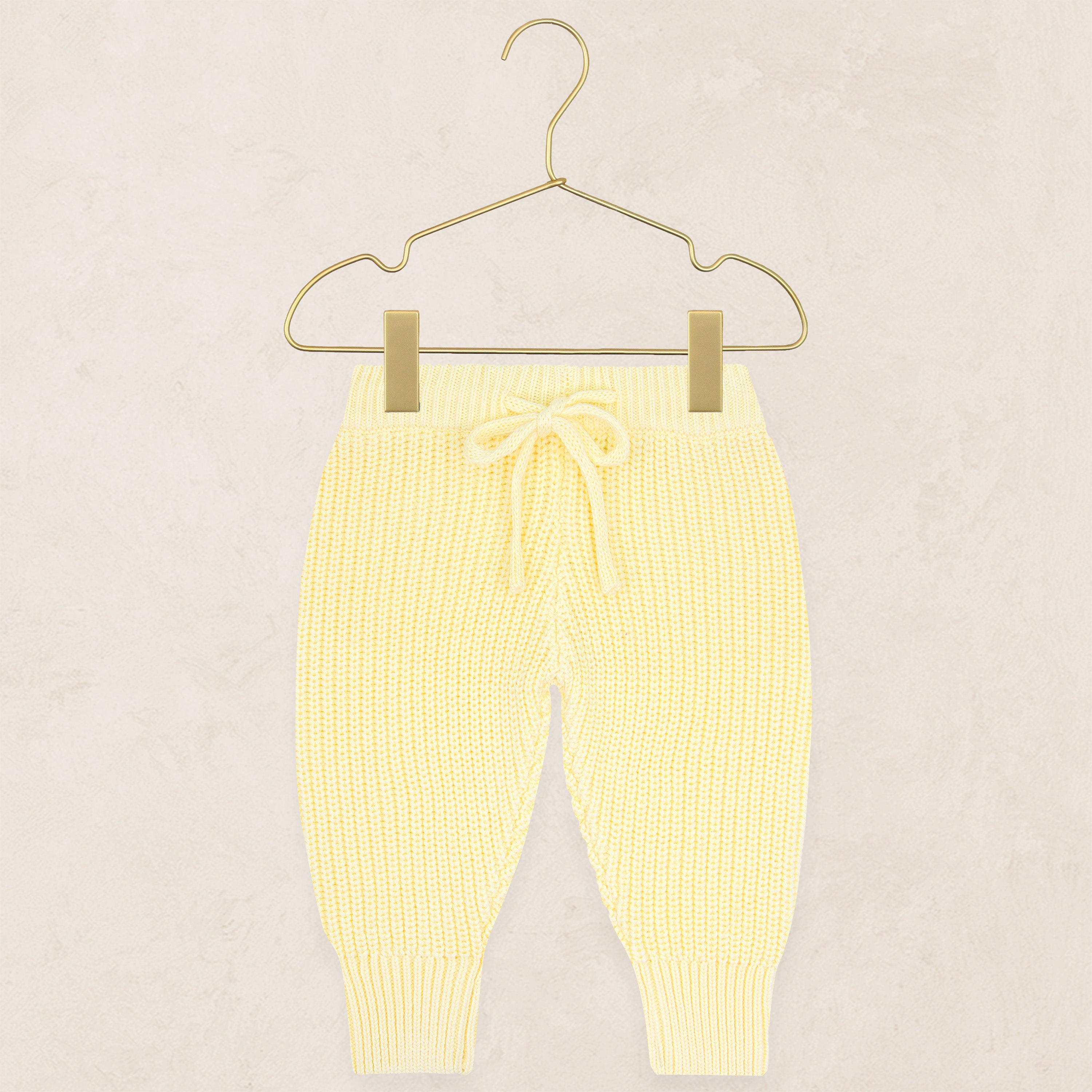 Knit Jogger Pant - Butter Yellow