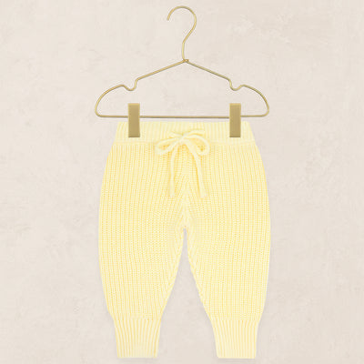 Knit Jogger Pant - Butter Yellow