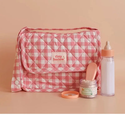 Tiny Nurturers Set - Pink Gingham
