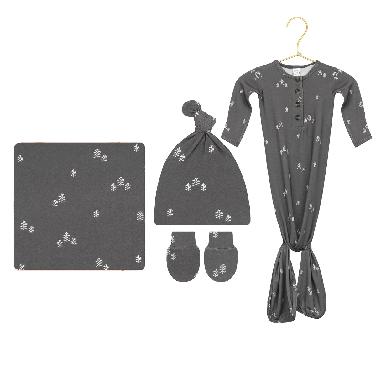 Canyon Newborn Hat Bundle + Knotted Gown