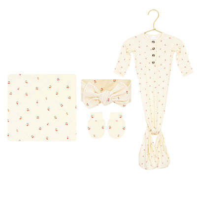 Sadie Newborn Headband Bundle + Knotted Gown
