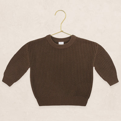 Knit Chunky Sweater - Cocoa