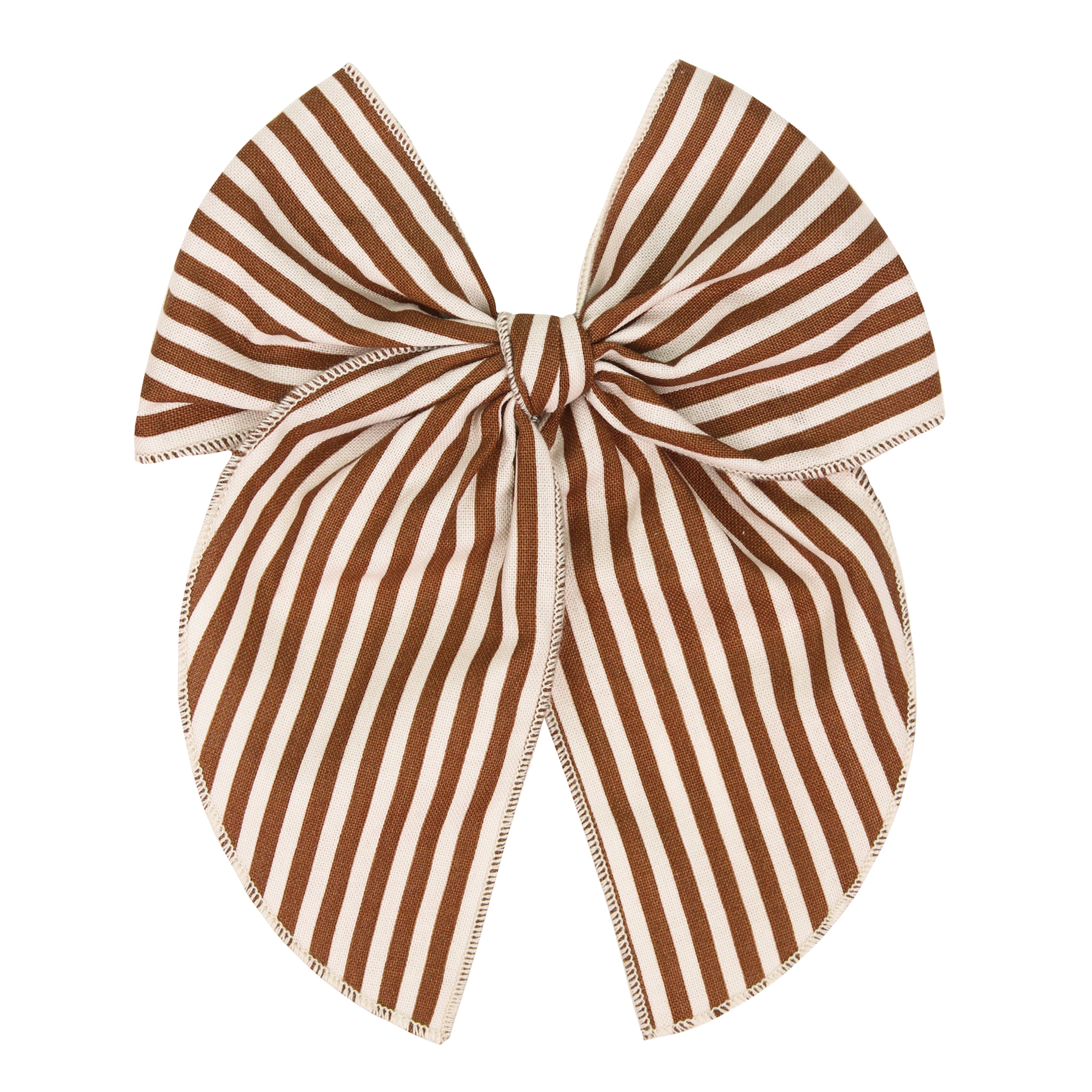 Heirloom Bow - Cocoa Stripe