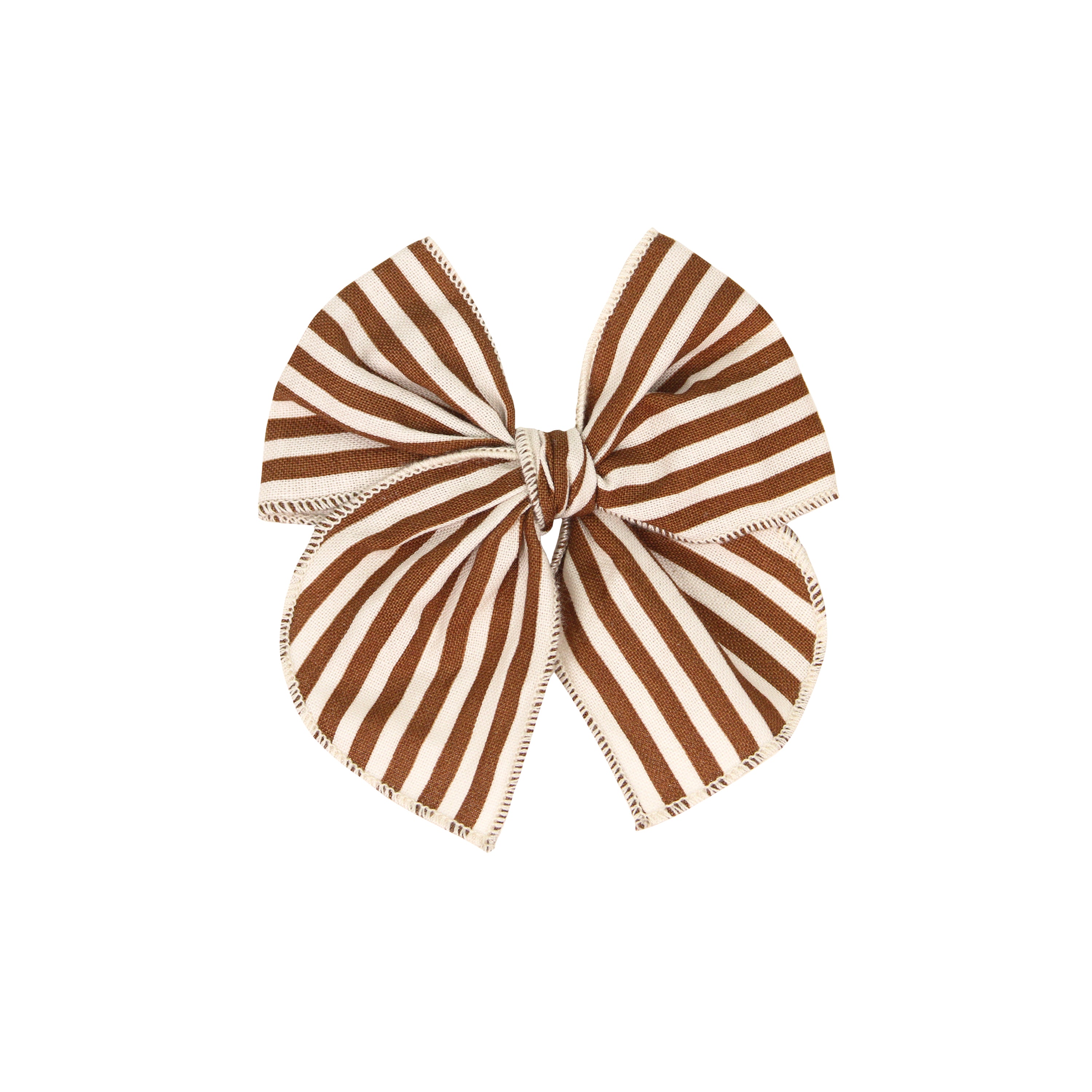 Heirloom Bow - Cocoa Stripe