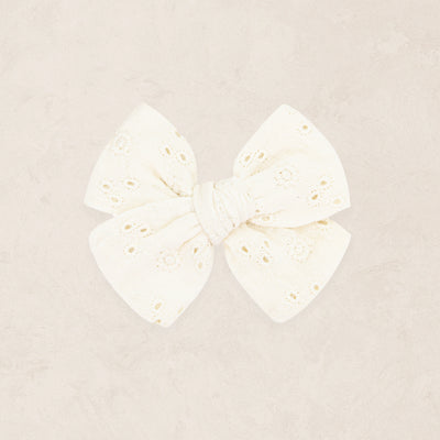Adventure Bow - Vanilla Eyelet Clip