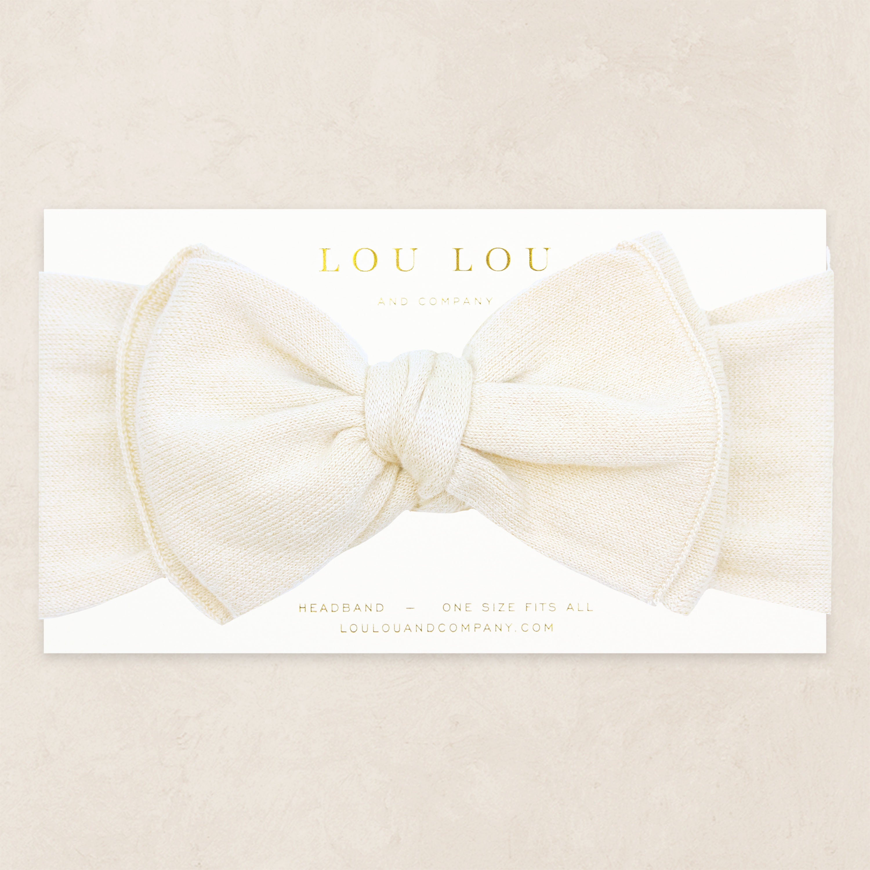 Knit Headband - Ivory